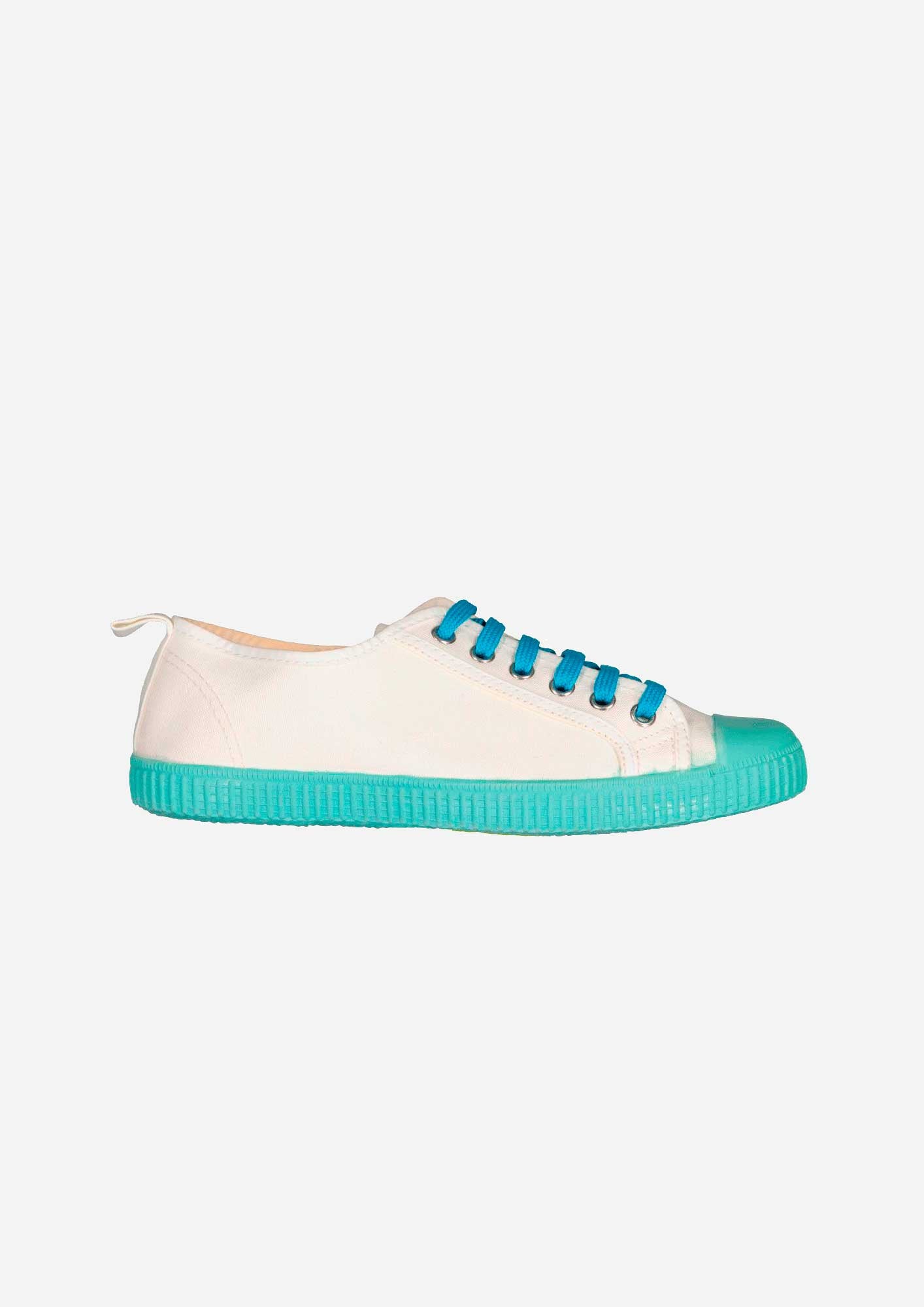 White and Blue Sneakers (Order one size up)