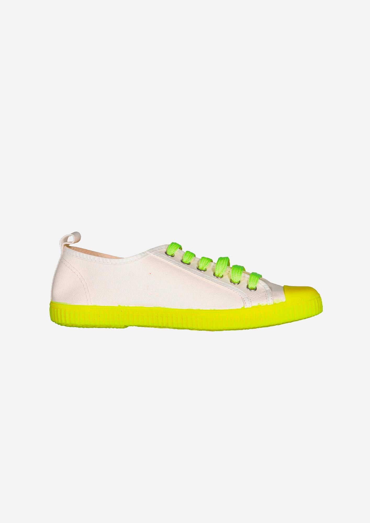 White and Yellow Sneakers (Order one size up)