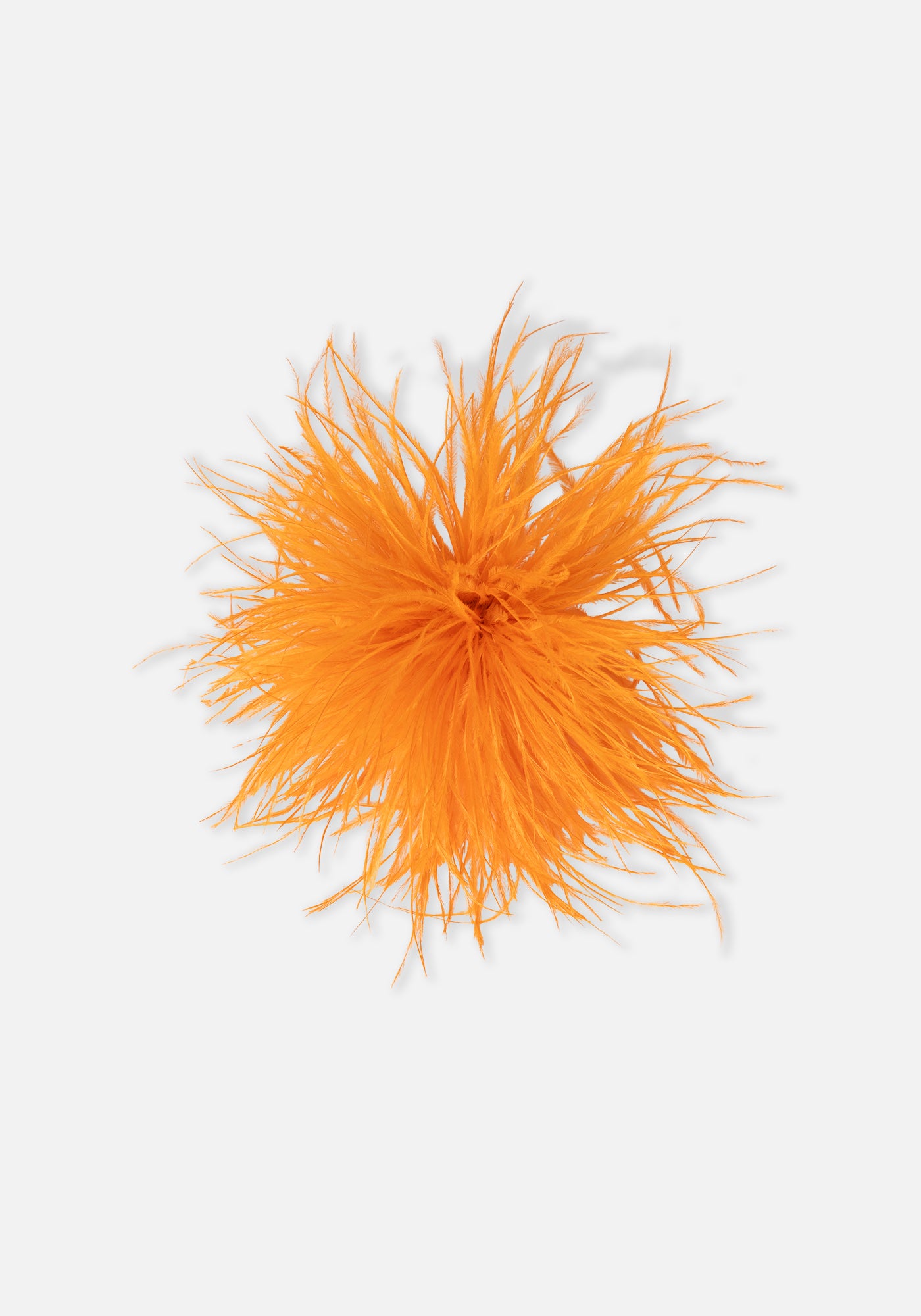 Broche Pompón Naranja