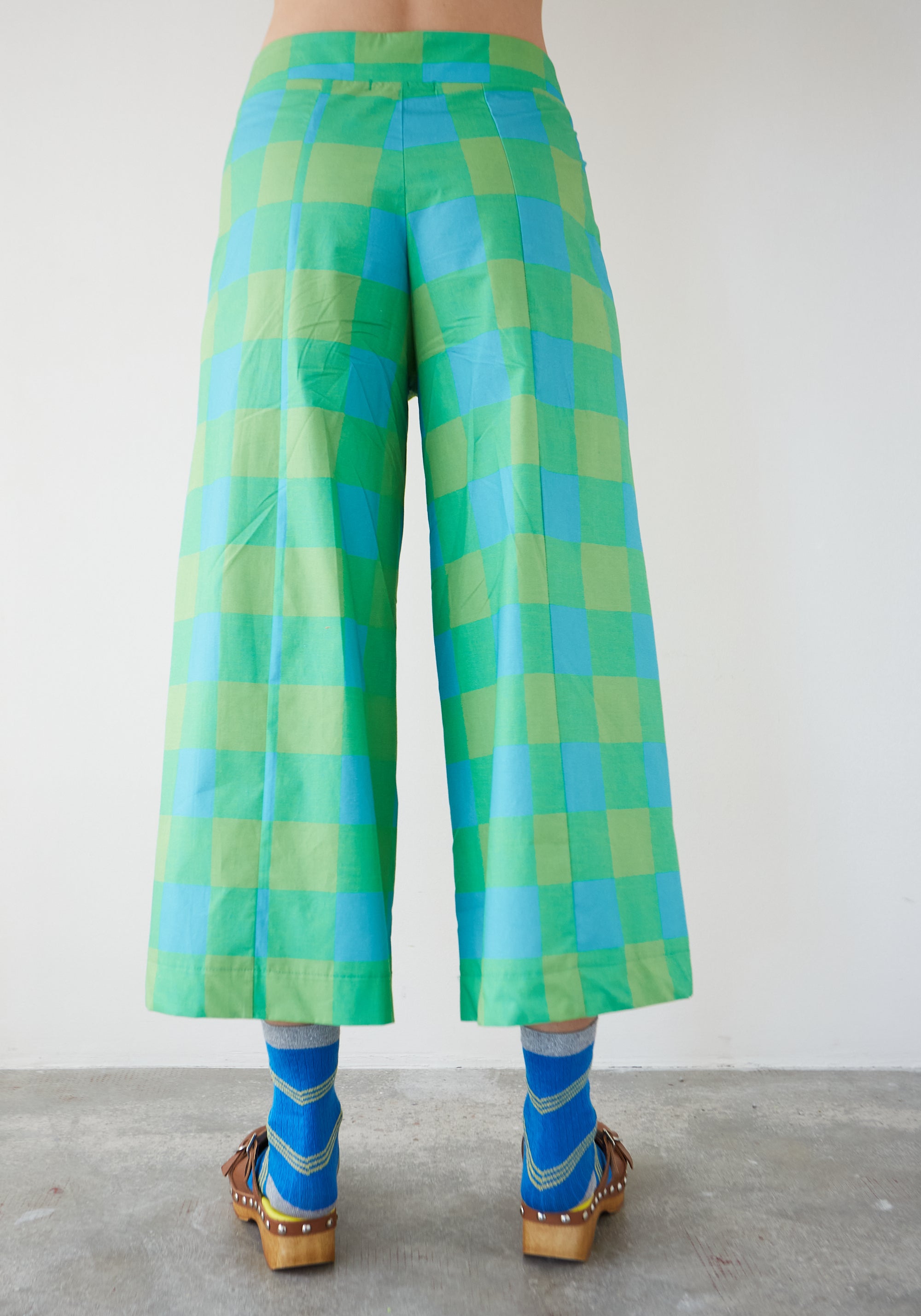 Green Vichy Bomba Pants