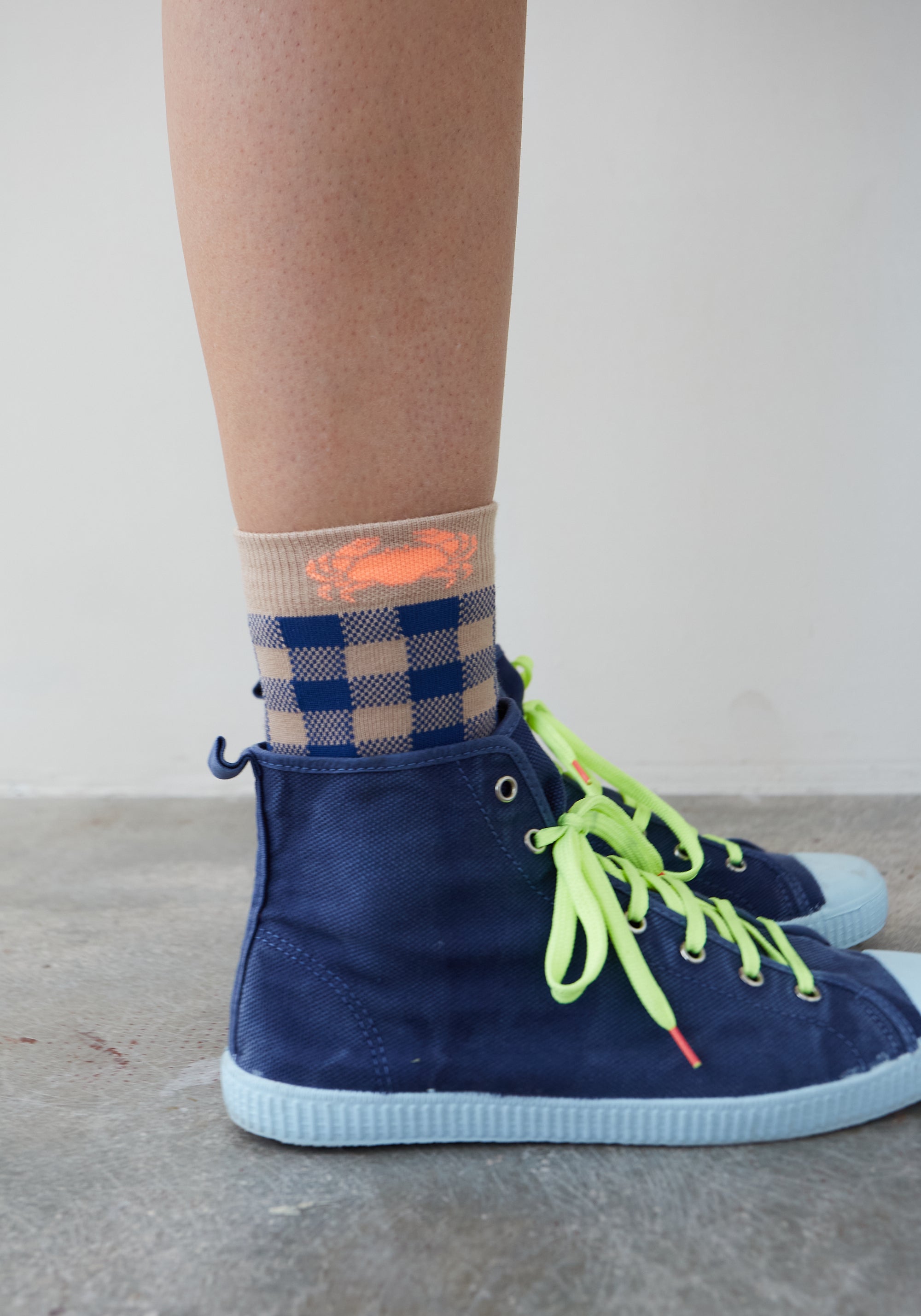 Blue Picnic Socks