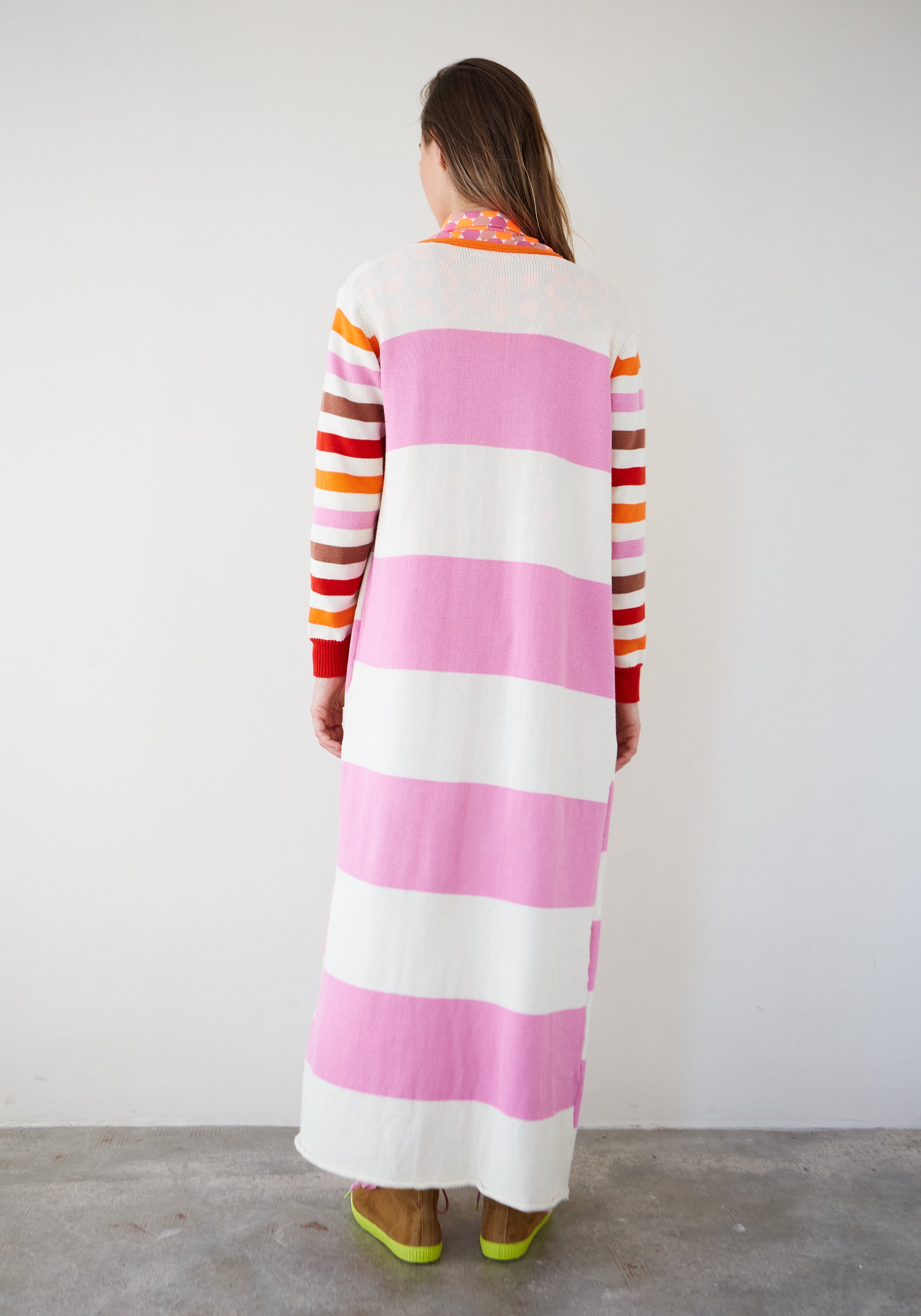 Hula Hoop Cardigan Rosa