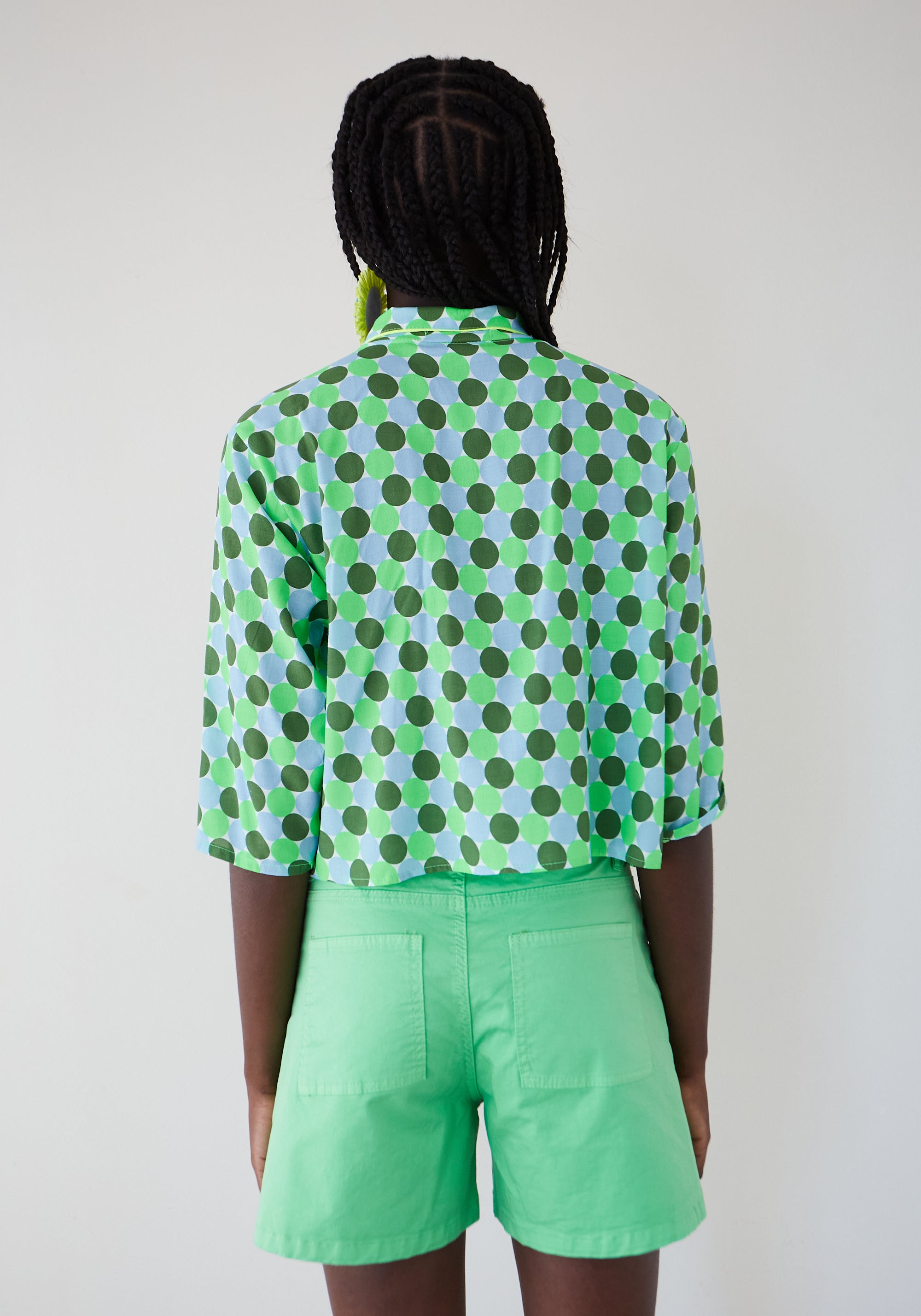 Green Dots Shadow Shirt