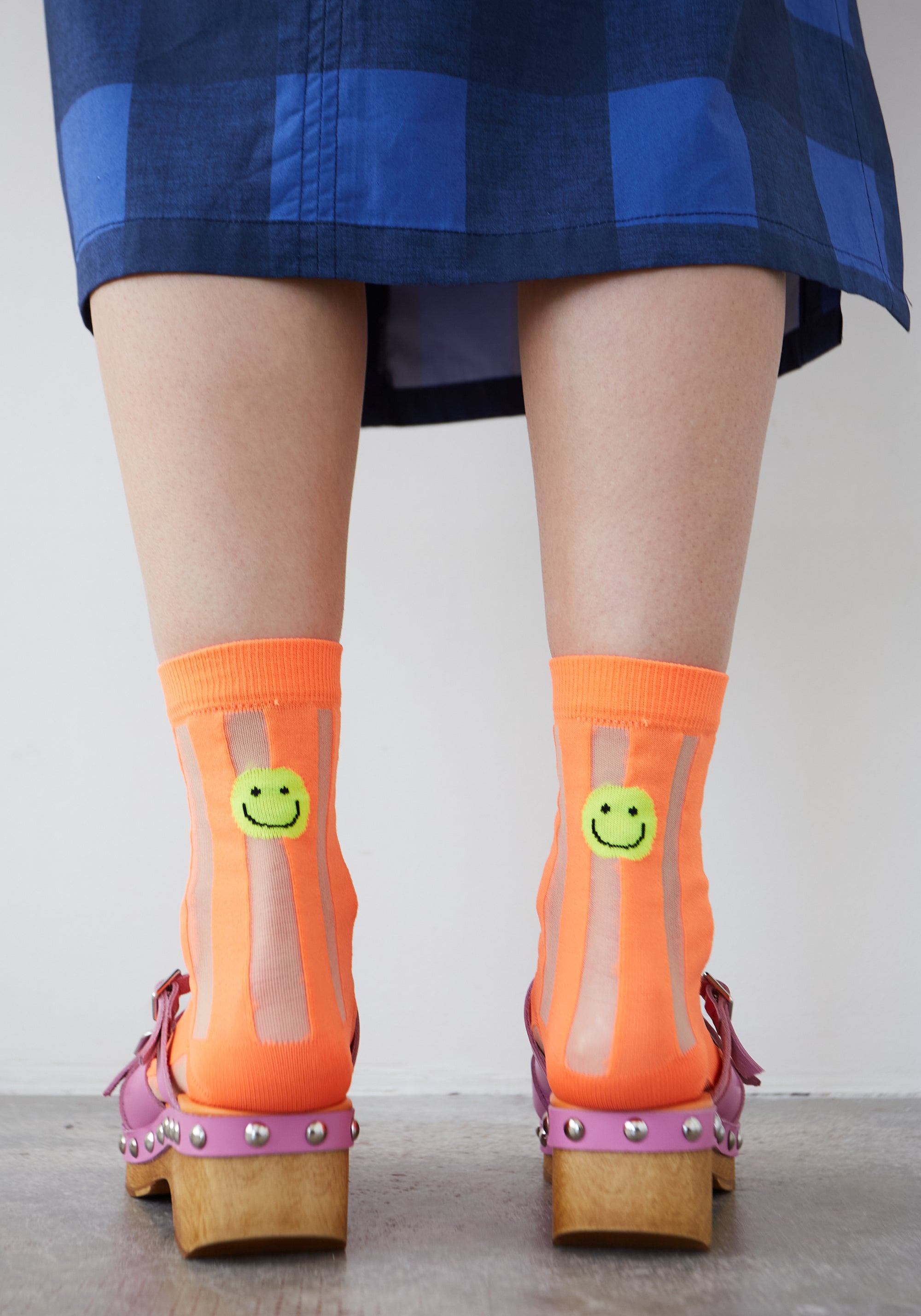 Neon Orange Pirulo Socks