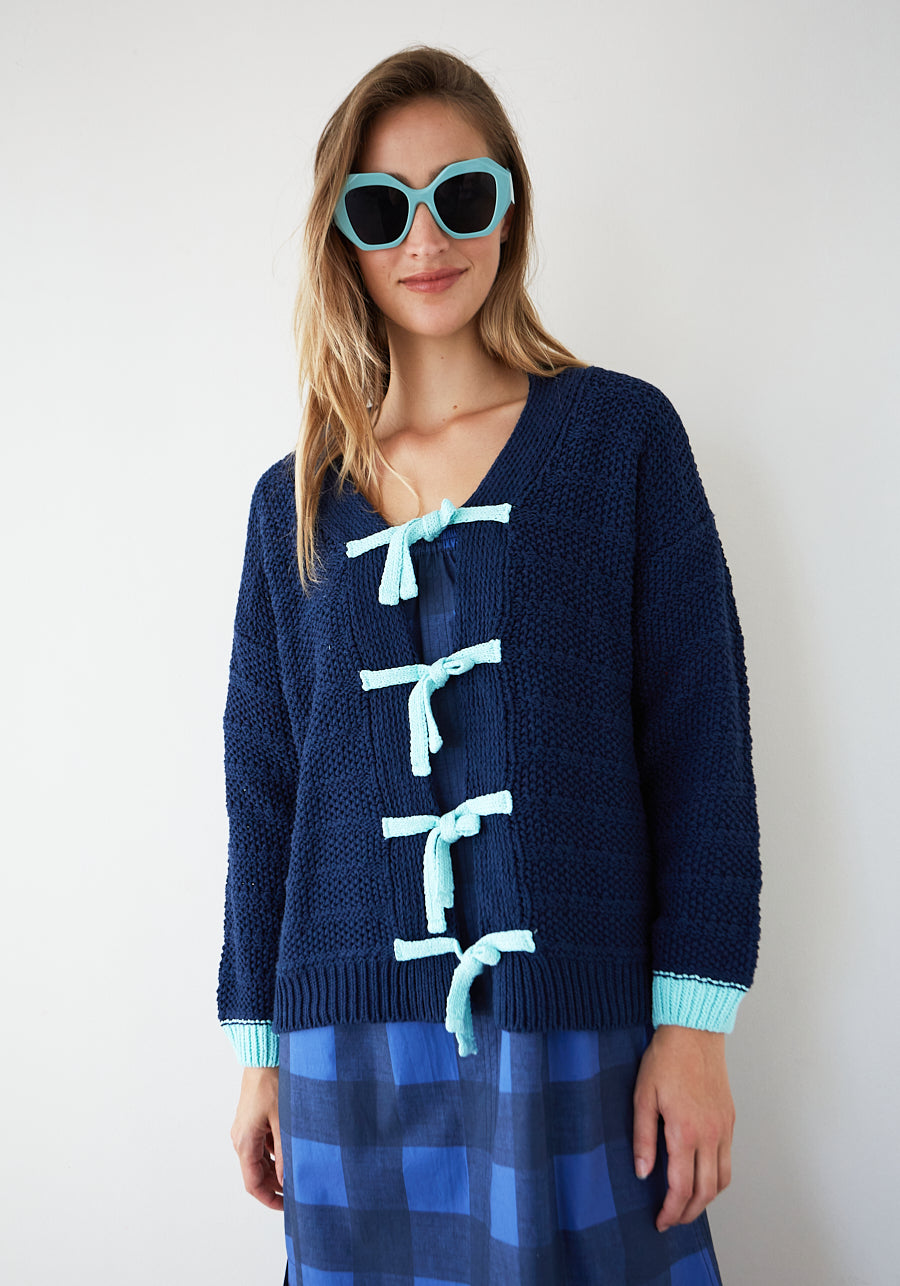 Cardigan Tramontana Bleu Marine