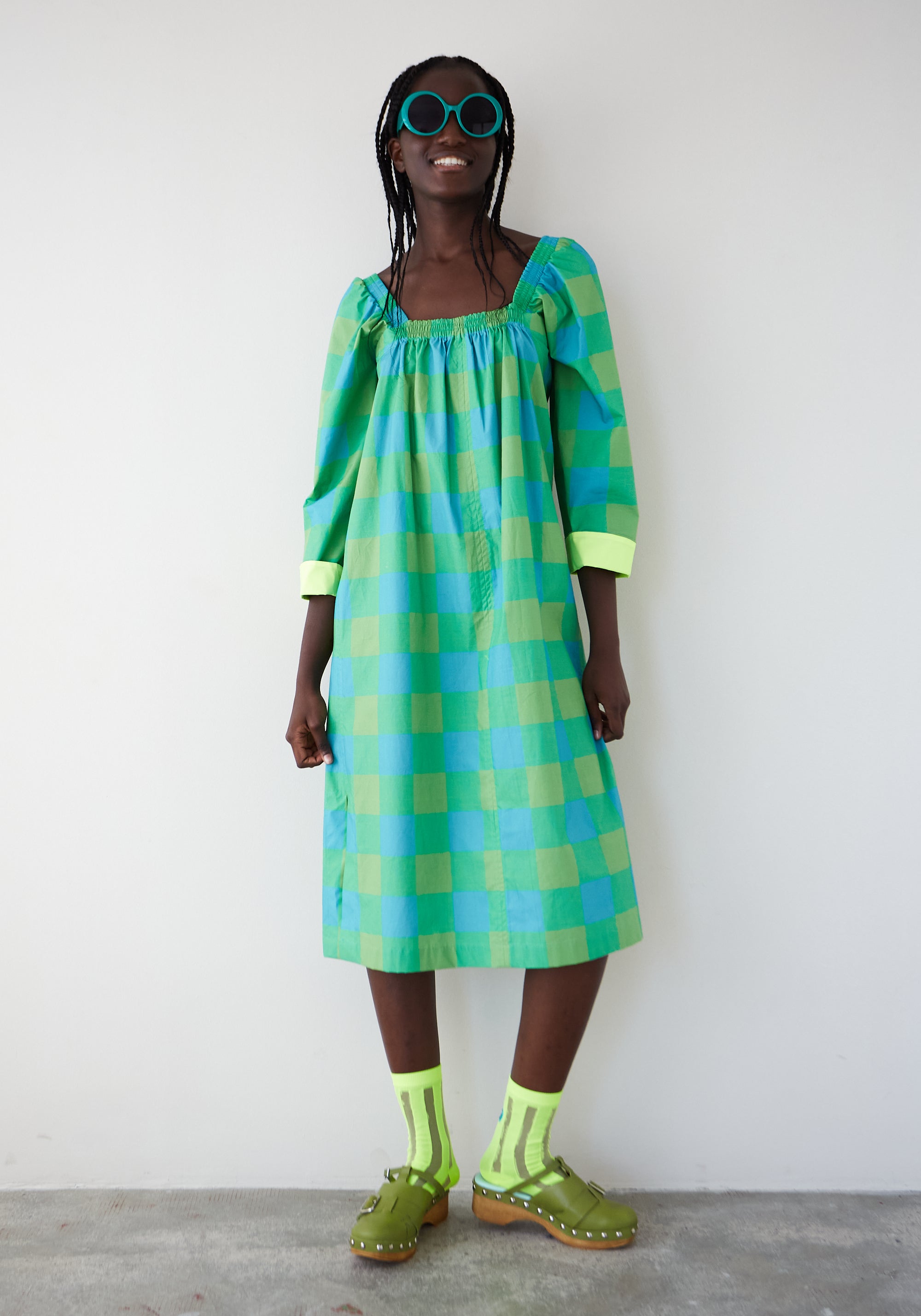 Green Vichy Sorbete Dress