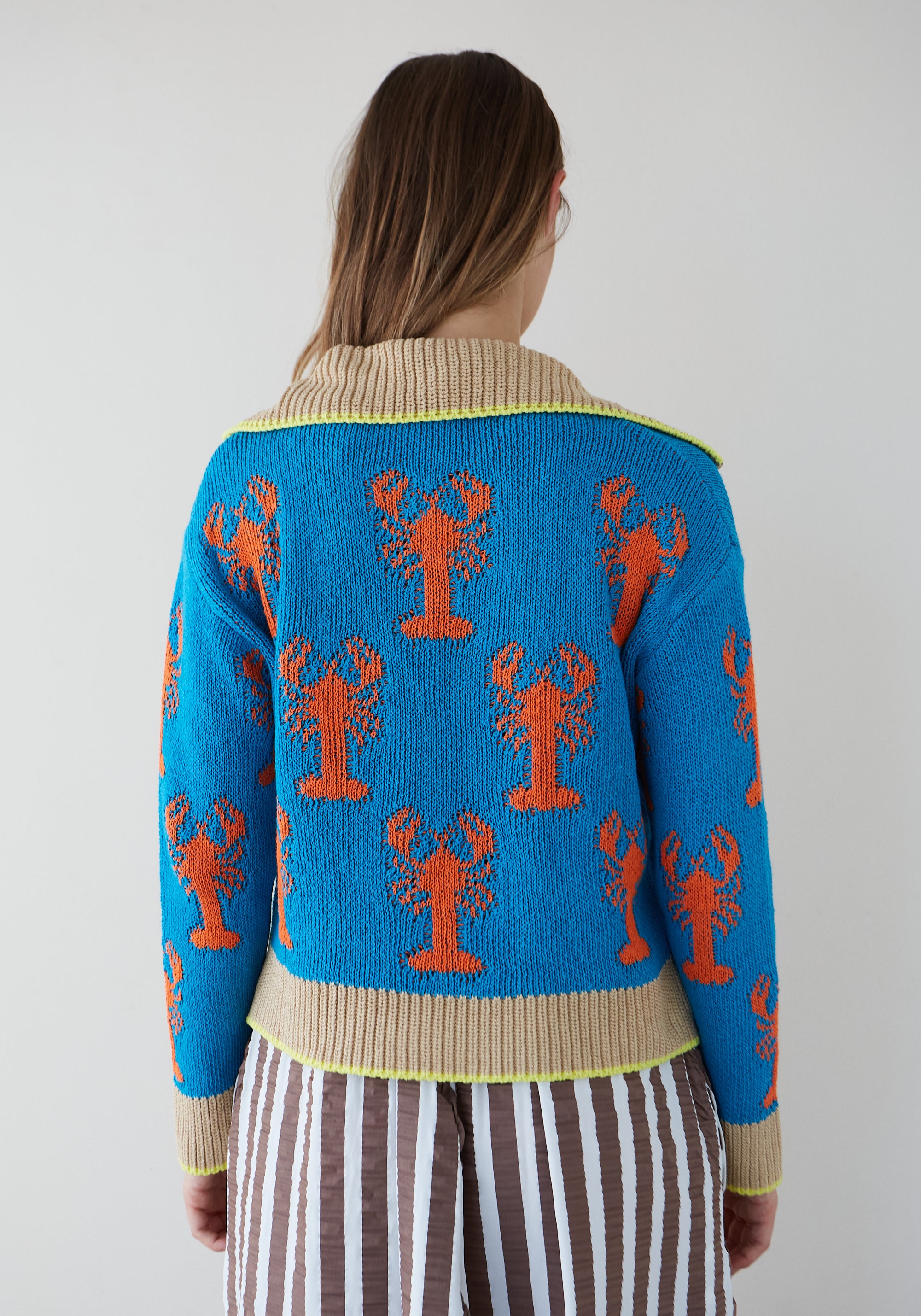 Blue  Lobster Sweater