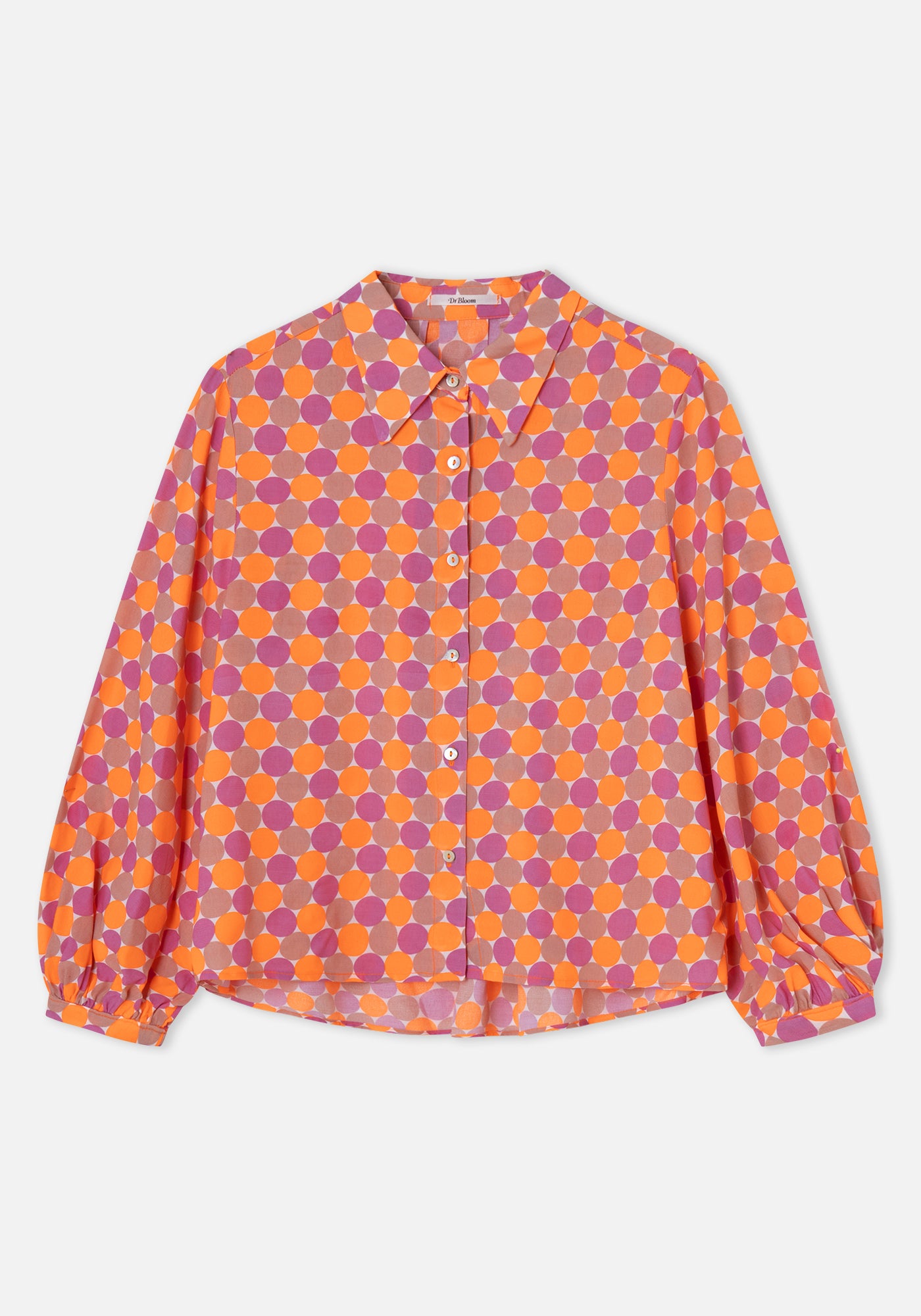 Camisa Magia Topos Coral