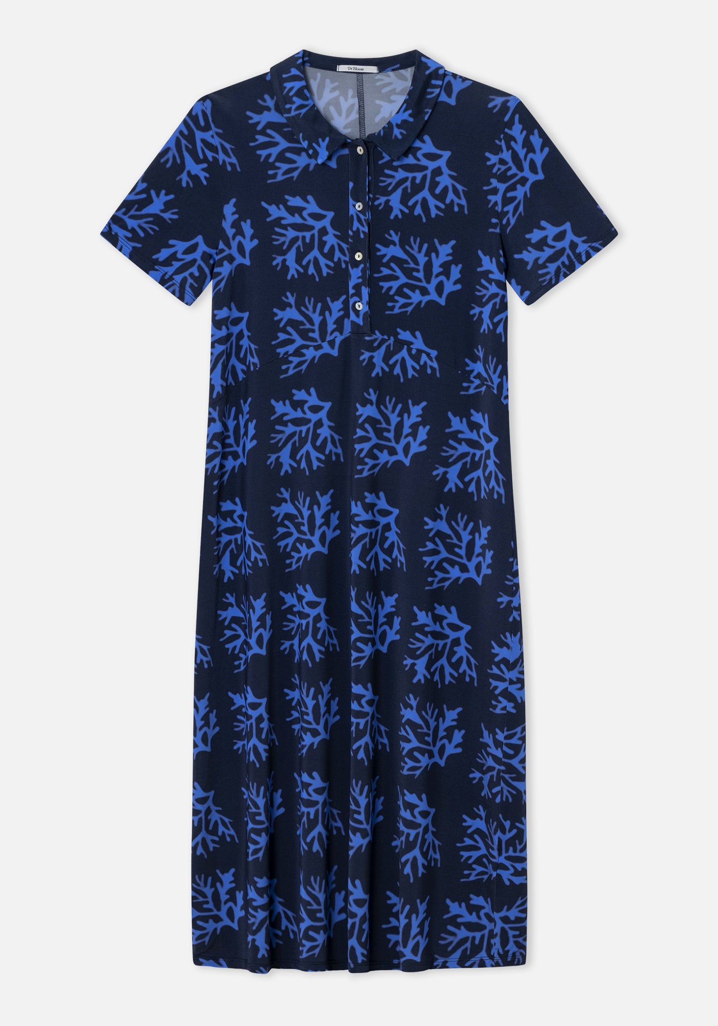 Blue Flao Dress