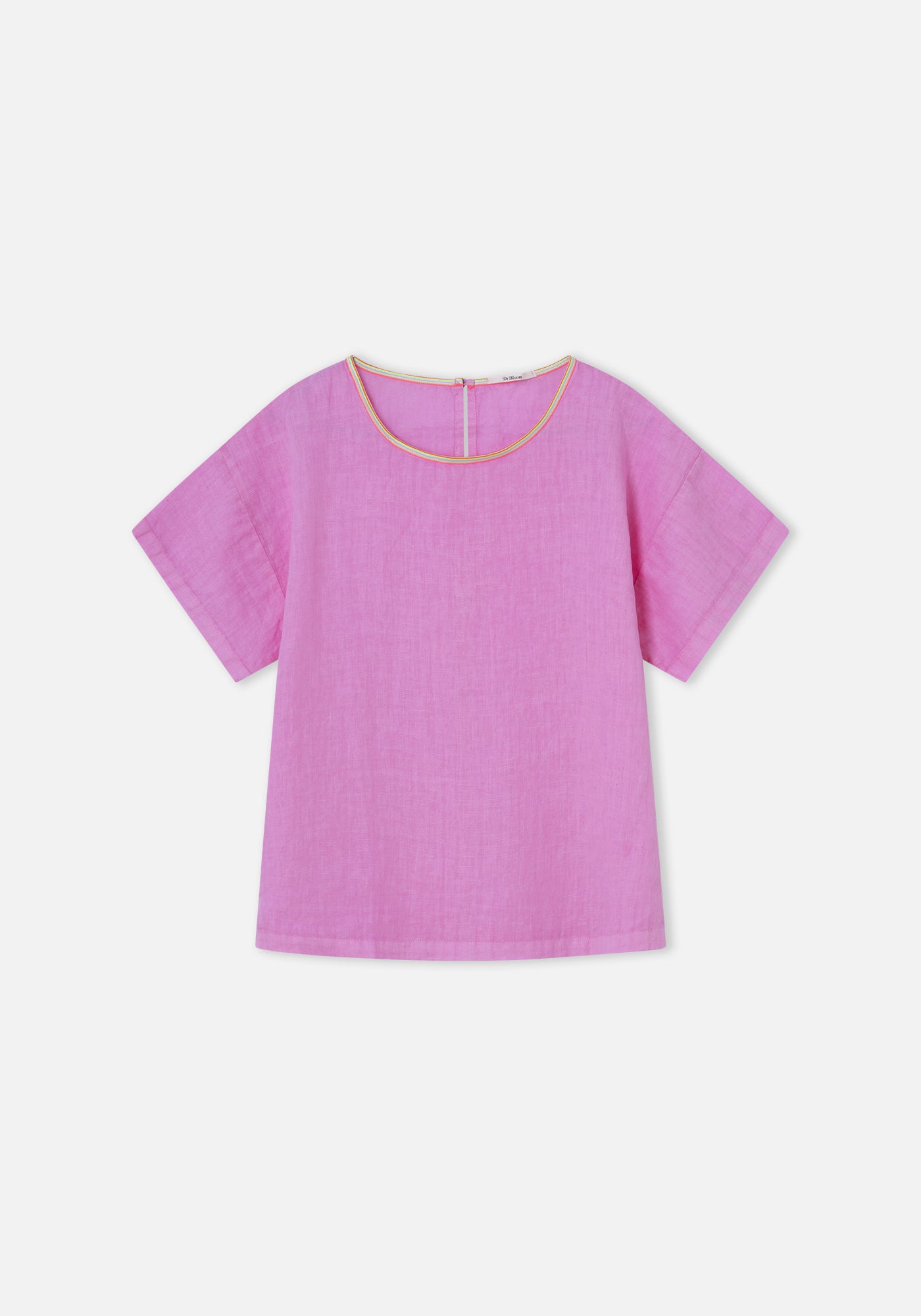 Pink Linen Flake Top