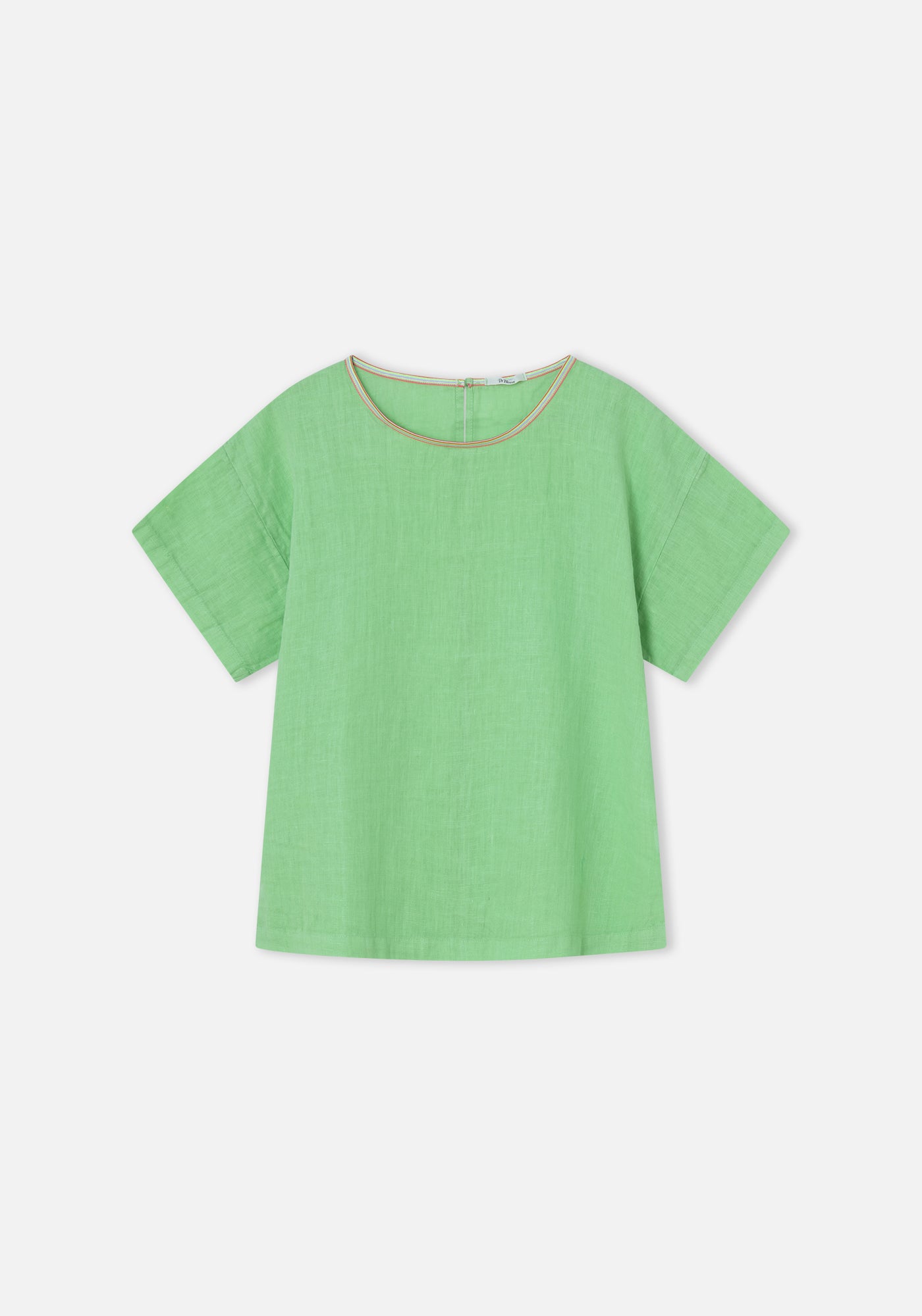 Mint Linen Flake Top