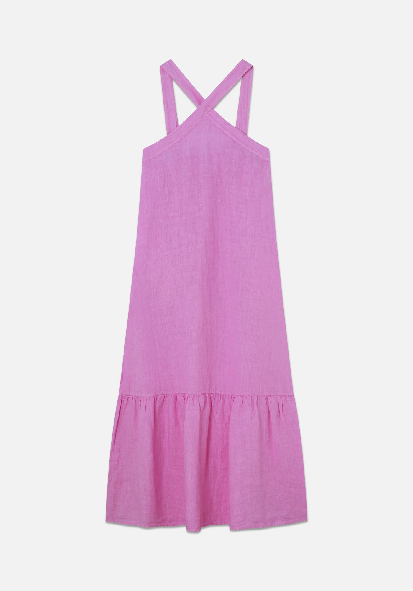 Pink Linen Patience Dress