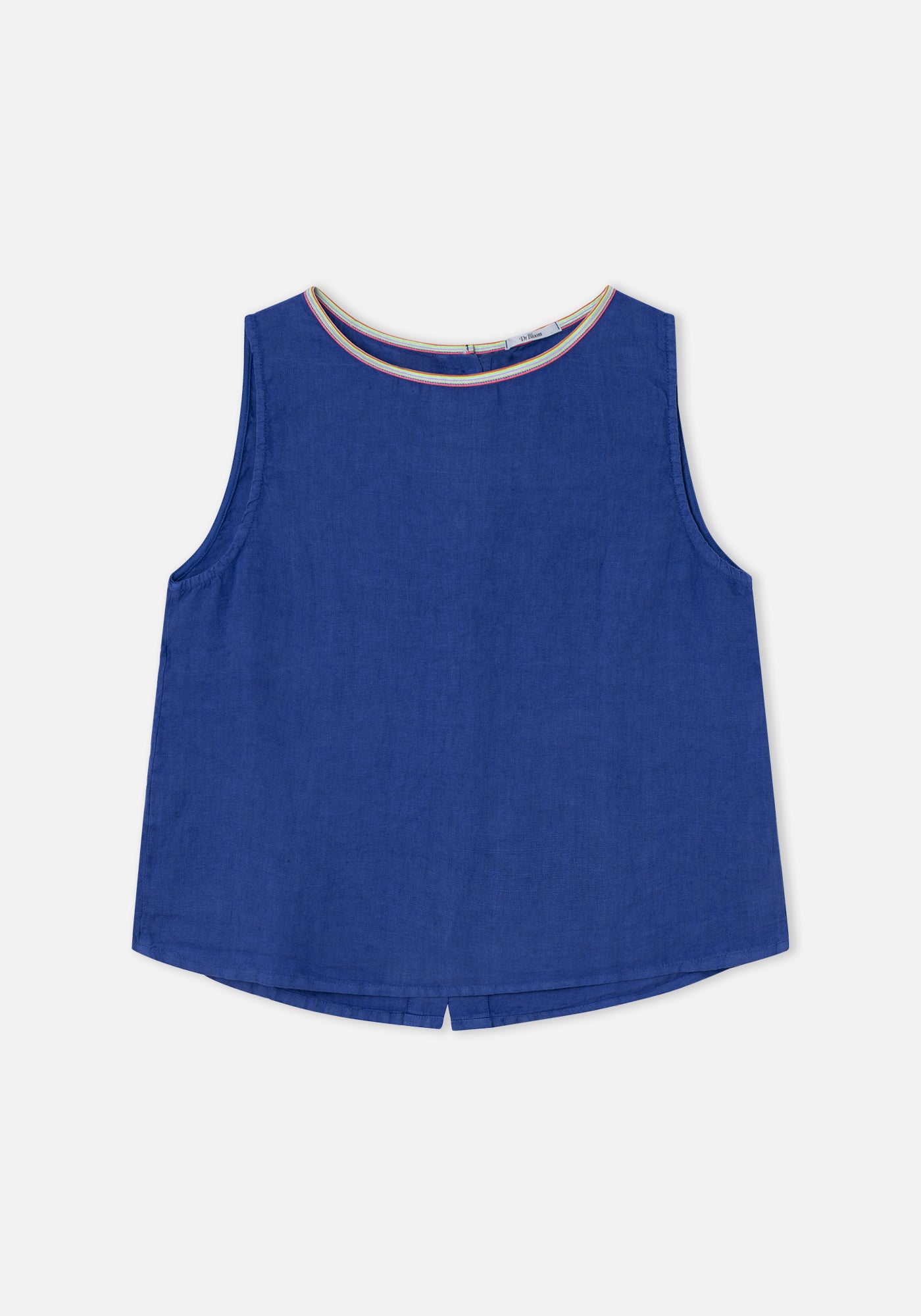 Blue Linen Ana Top