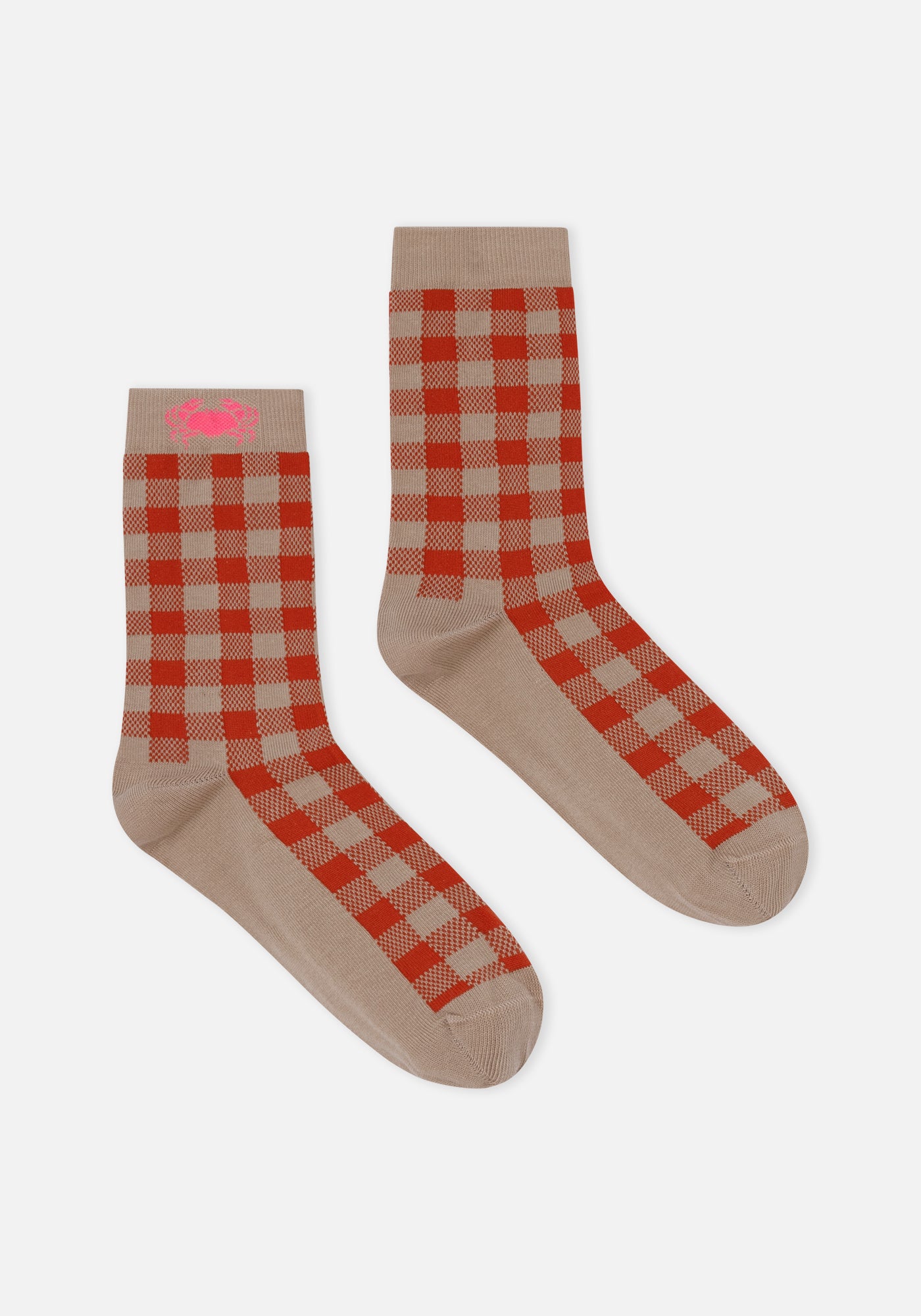 Red Picnic Socks