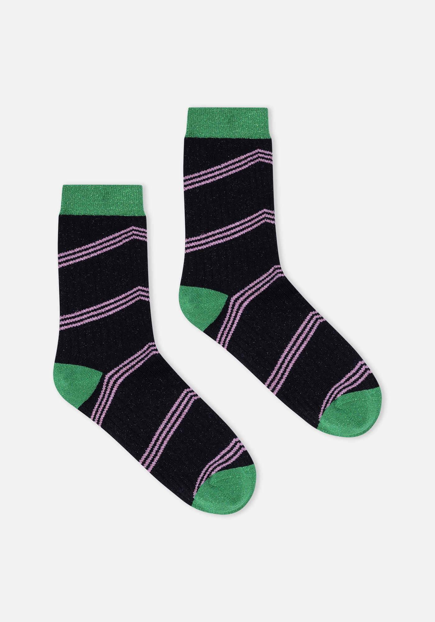 Colajet Lúrex Socken Schwarz