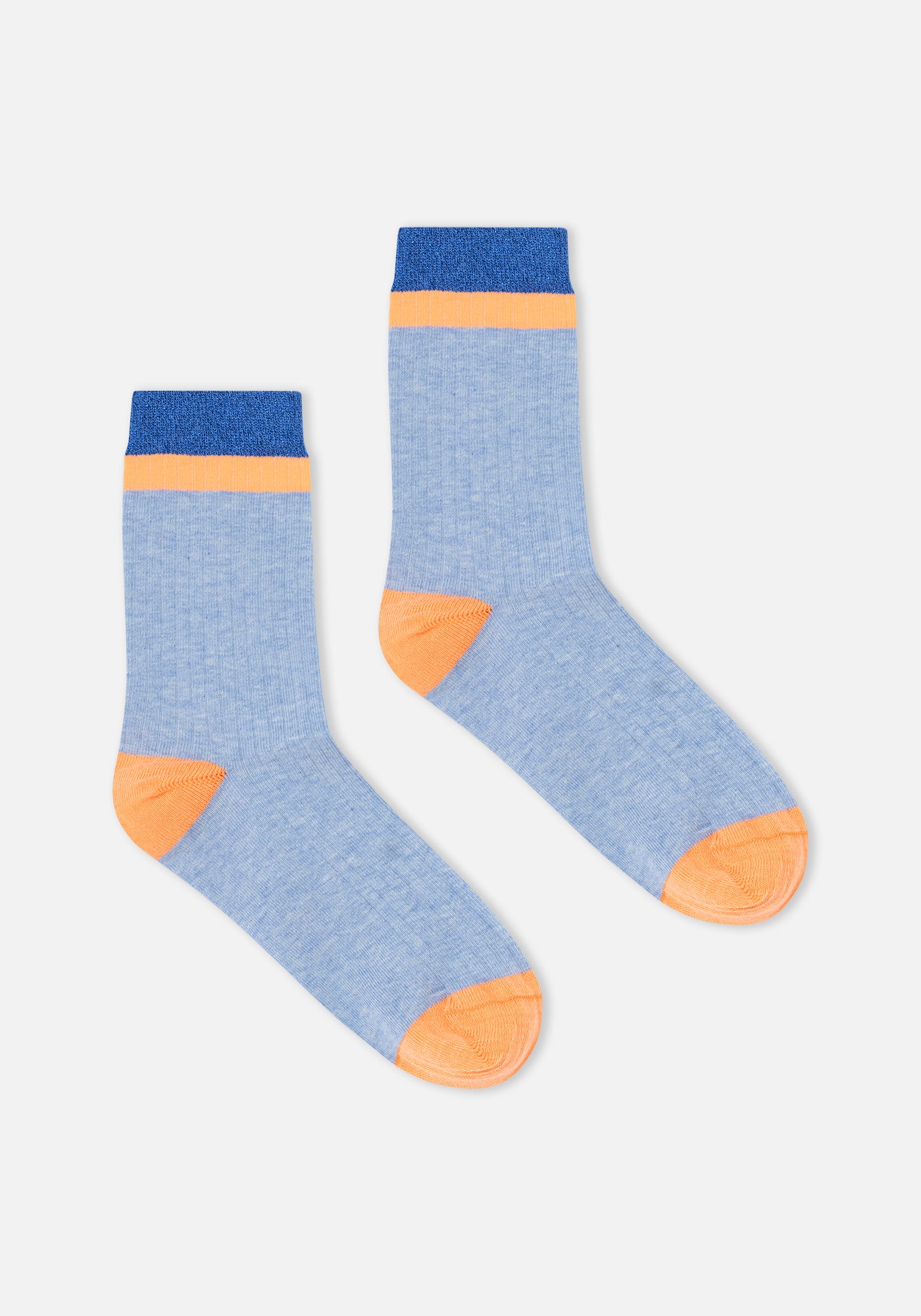 Chaussettes Crocanti Lúrex Bleu