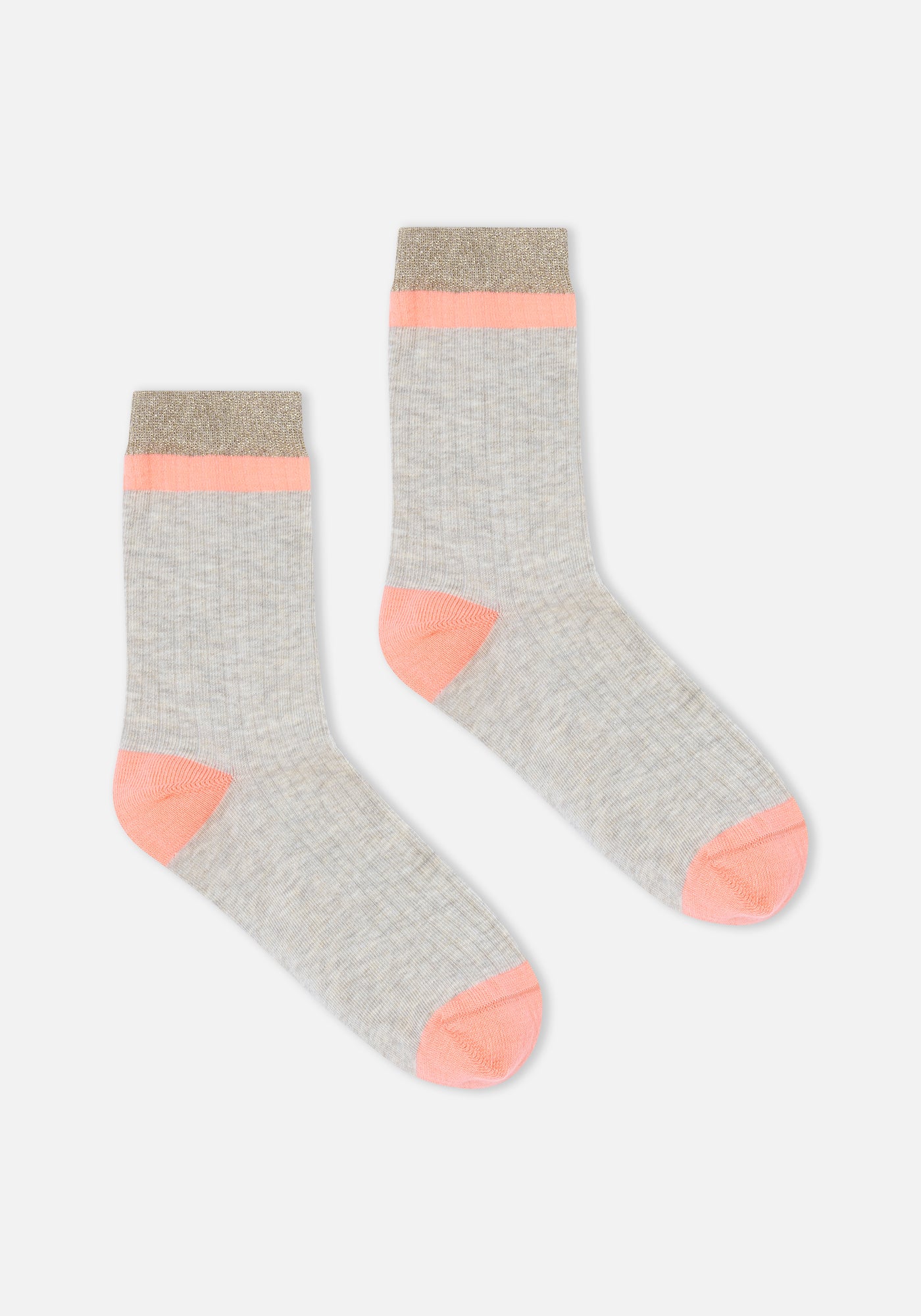 Crocanti Lúrex Socken Beige