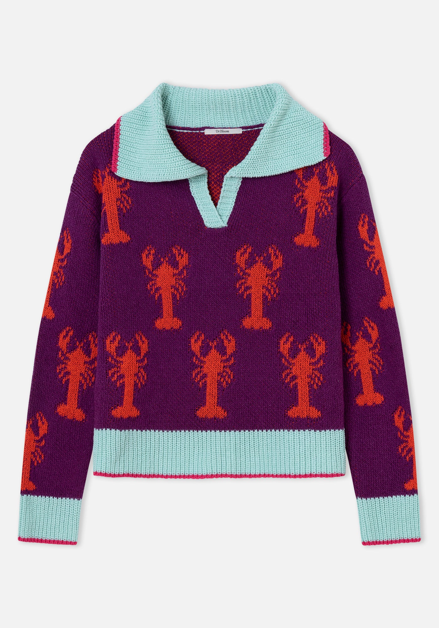 Wine Lobster Sweater