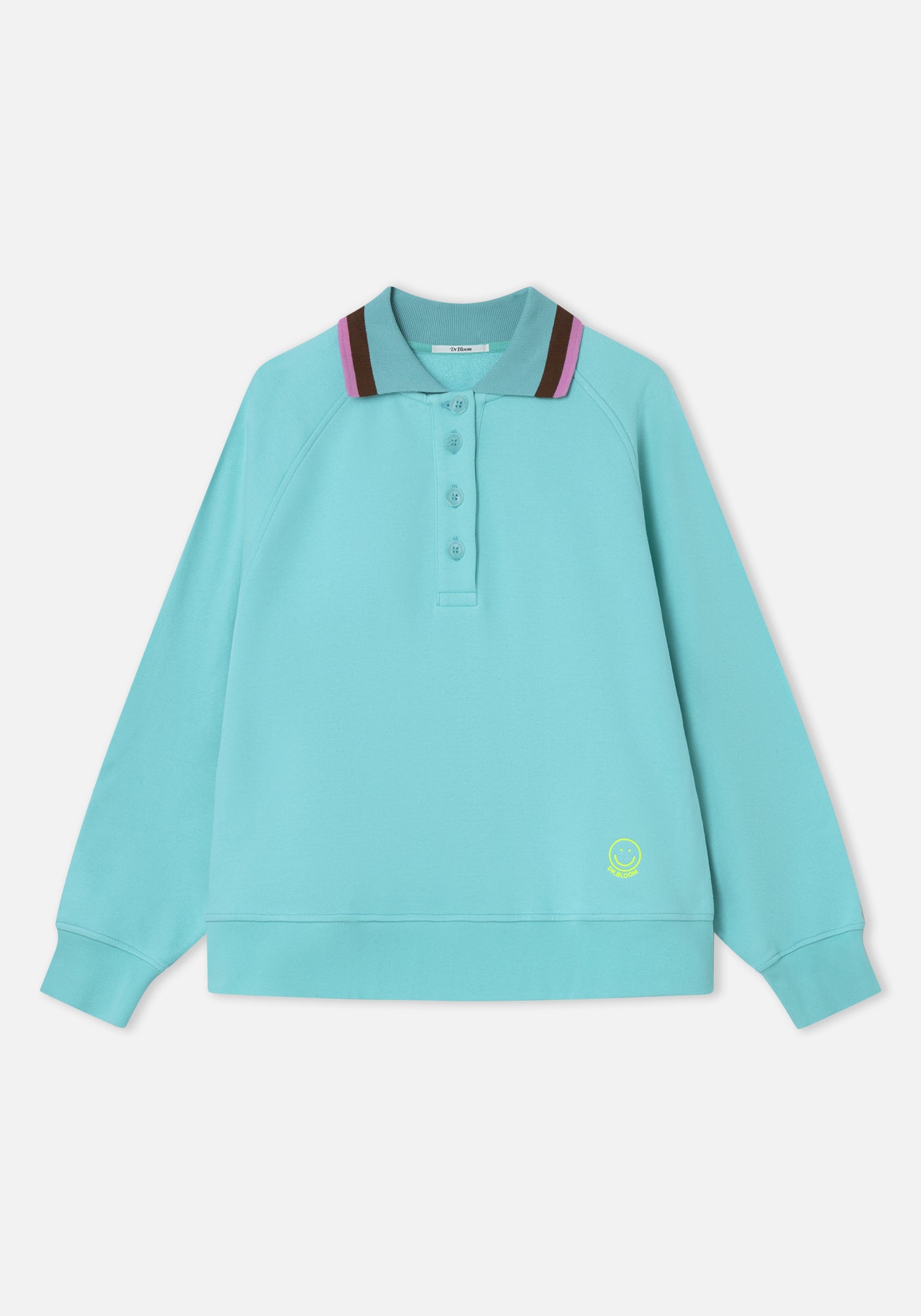 Turquoise Polo Sweatshirt