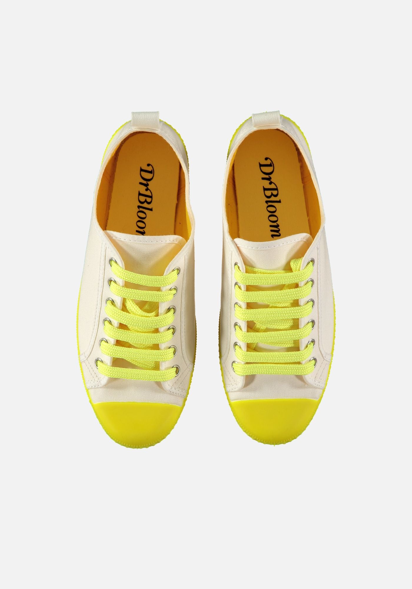 White and Yellow Sneakers (Order one size up)