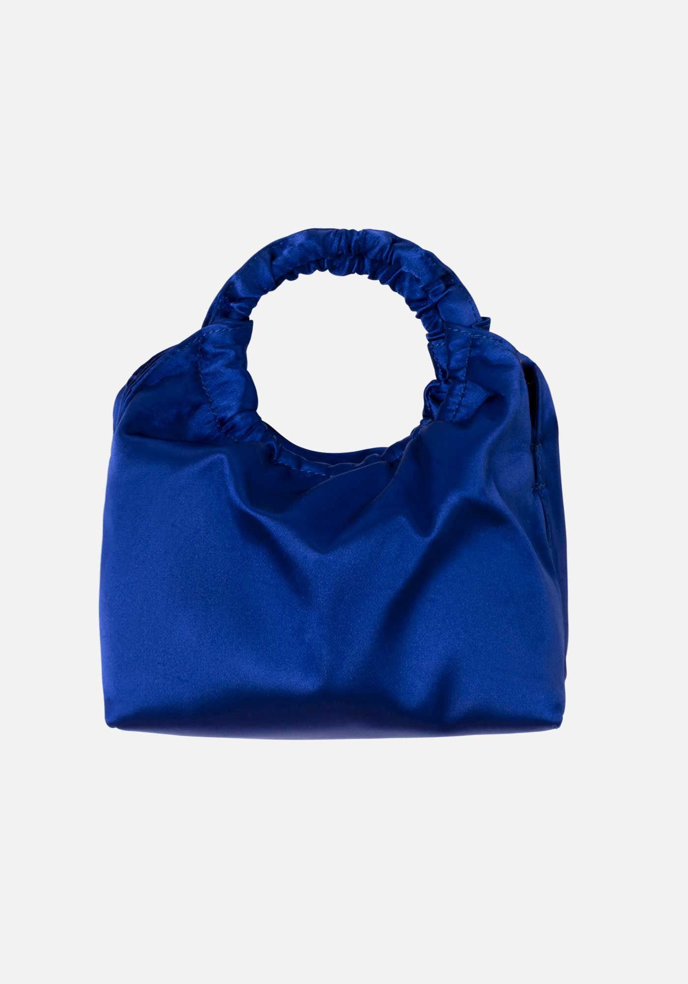 Blue Satin Bag