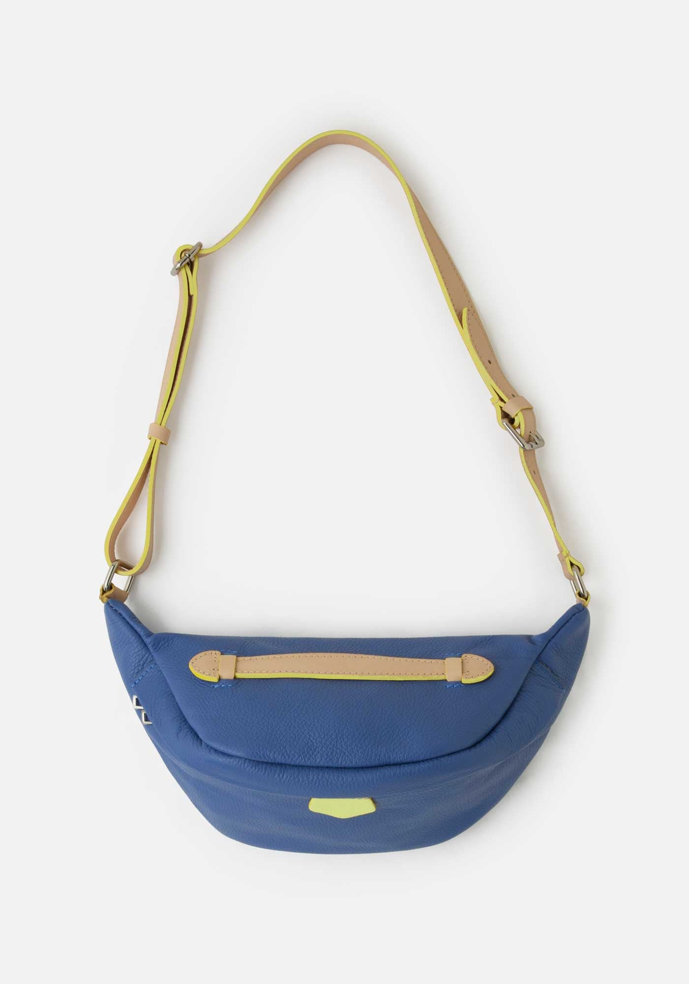 Bolso Riñonera piel Azul