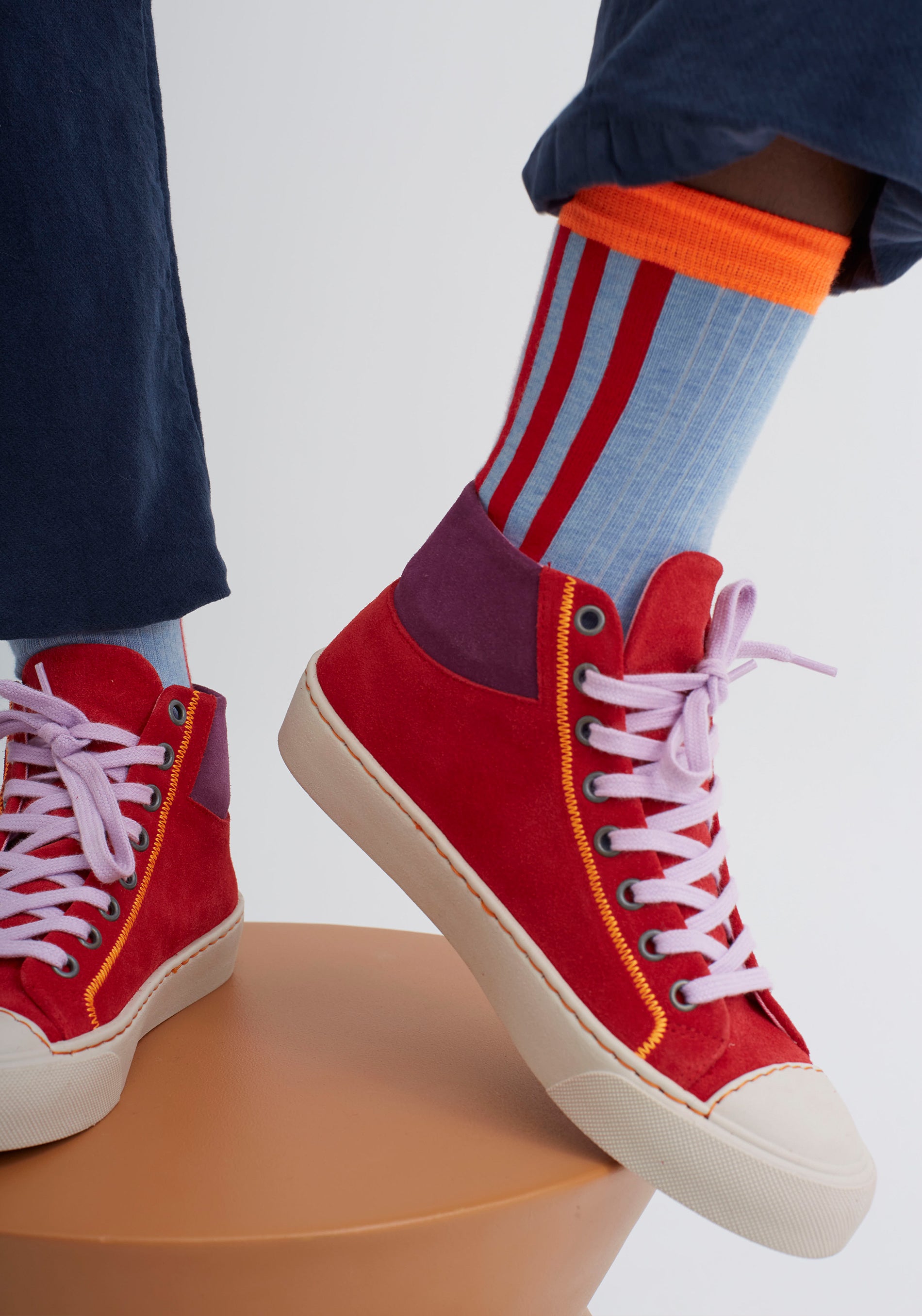 Red Twist Sneakers